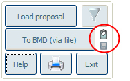 Export mode icons
